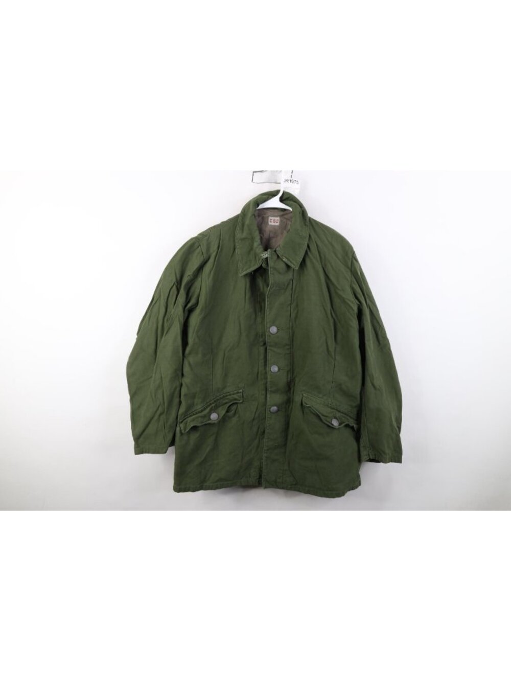 Vtg 60s Vietnam War Sweden Military Mens Large XL C52 Swedish Army Field Jacket